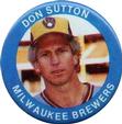 1984 Fun Foods Pins #86 Don Sutton Front