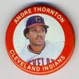 1984 Fun Foods Pins #125 Andre Thornton Front