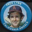 1984 Fun Foods Pins #54 Fred Lynn Front