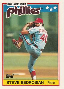 1988 Topps UK Minis #2 Steve Bedrosian Front