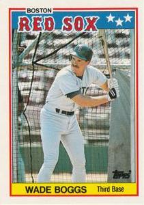 1988 Topps UK Minis #4 Wade Boggs Front
