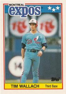 1988 Topps UK Minis #84 Tim Wallach Front