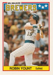 1988 Topps UK Minis #87 Robin Yount Front