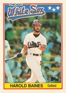 1988 Topps UK Minis - Collector's Edition (Tiffany) #1 Harold Baines Front