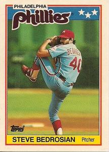 1988 Topps UK Minis - Collector's Edition (Tiffany) #2 Steve Bedrosian Front