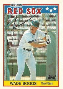 1988 Topps UK Minis - Collector's Edition (Tiffany) #4 Wade Boggs Front