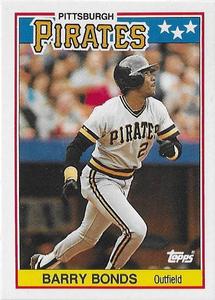 1988 Topps UK Minis - Collector's Edition (Tiffany) #5 Barry Bonds Front