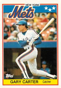 1988 Topps UK Minis - Collector's Edition (Tiffany) #11 Gary Carter Front