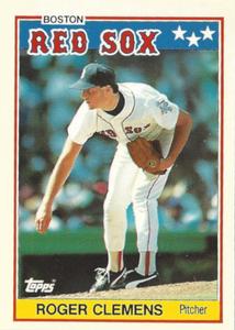 1988 Topps UK Minis - Collector's Edition (Tiffany) #15 Roger Clemens Front