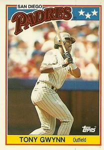 1988 Topps UK Minis - Collector's Edition (Tiffany) #29 Tony Gwynn Front