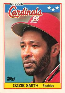 1988 Topps UK Minis - Collector's Edition (Tiffany) #72 Ozzie Smith Front