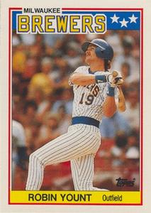 1988 Topps UK Minis - Collector's Edition (Tiffany) #87 Robin Yount Front