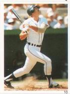 1987 Red Foley Stickers #10 Kirk Gibson Front