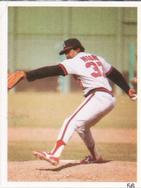 1987 Red Foley Stickers #56 Donnie Moore Front