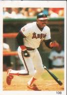 1987 Red Foley Stickers #108 Reggie Jackson Front