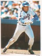 1987 Red Foley Stickers #110 Gary Carter Front