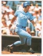 1987 Red Foley Stickers #111 George Brett Front