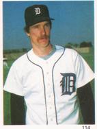 1987 Red Foley Stickers #114 Jack Morris Front