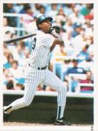 1987 Red Foley Stickers #2 Willie Randolph Front