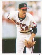 1987 Red Foley Stickers #4 Mike Witt Front