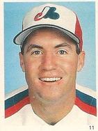 1988 Red Foley Stickers #11 Casey Candaele Front