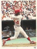 1988 Red Foley Stickers #15 Eric Davis Front