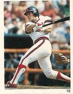 1988 Red Foley Stickers #19 Brian Downing Front
