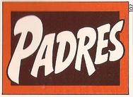 1988 Red Foley Stickers #107 San Diego Padres Front
