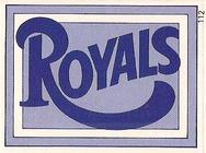 1988 Red Foley Stickers #112 Kansas City Royals Front