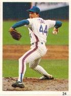1989 Red Foley Stickers #24 David Cone Front