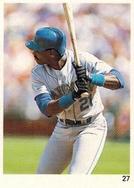 1989 Red Foley Stickers #27 Alvin Davis Front