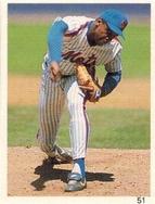 1989 Red Foley Stickers #51 Dwight Gooden Front