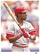 1989 Red Foley Stickers #73 Barry Larkin Front
