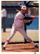 1989 Red Foley Stickers #76 Fred Lynn Front