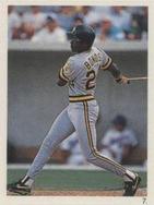 1990 Red Foley Stickers #7 Barry Bonds Front