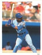 1990 Red Foley Stickers #51 Bo Jackson Front