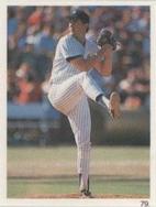 1990 Red Foley Stickers #79 Dave Righetti Front