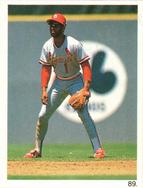 1990 Red Foley Stickers #89 Ozzie Smith Front