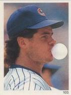 1990 Red Foley Stickers #103 Mitch Williams Front