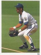 1991 Red Foley Stickers #11 George Brett Front