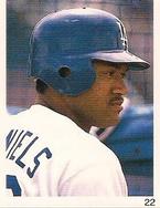 1991 Red Foley Stickers #22 Kal Daniels Front