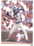 1991 Red Foley Stickers #25 Andre Dawson Front