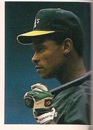 1991 Red Foley Stickers #48 Rickey Henderson Front