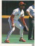 1991 Red Foley Stickers #58 Barry Larkin Front