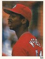 1991 Red Foley Stickers #64 Willie McGee Front