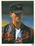 1991 Red Foley Stickers #69 Gregg Olson Front