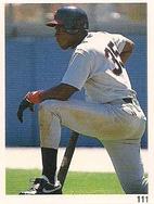 1991 Red Foley Stickers #111 Frank Thomas Front