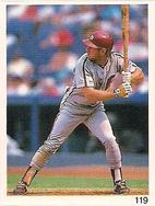1991 Red Foley Stickers #119 Lenny Dykstra Front