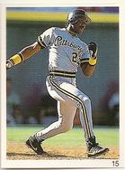 1992 Red Foley Stickers #15 Barry Bonds Front