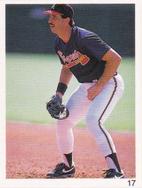 1992 Red Foley Stickers #17 Sid Bream Front
